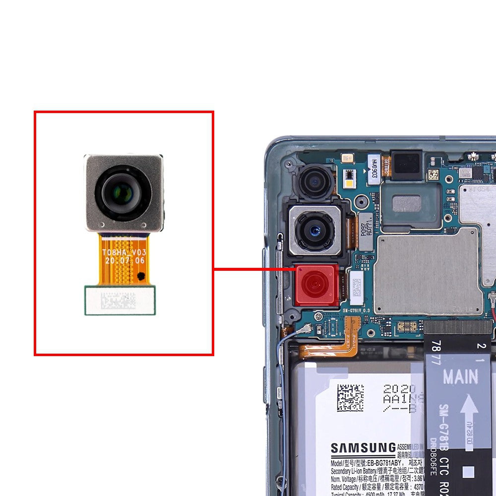 Rear Camera (8MP Telephoto) for Samsung Galaxy S20 FE 5G G781B (Purple) Rear Camera (8MP Telephoto) for Samsung Galaxy S20 FE 5G G781B (Purple)